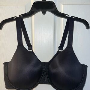 Vanity Fair| Black| Full Coverage Bra